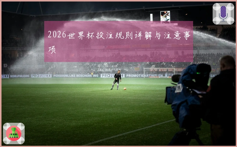 2026世界杯投注规则详解与注意事项